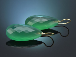 Aus unserer Werkstatt! Sch&ouml;ne Tropfen Chrysopras...