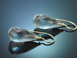 Aus unserer Werkstatt! Edle Tropfen Briolett Aquamarin...