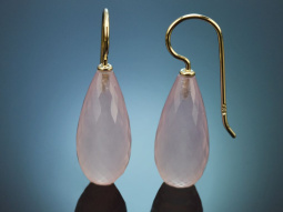 Aus unserer Werkstatt! Edle Tropfen Briolett Rosenquarz...