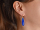 Aus unserer Werkstatt! Edle Blauachat Ohrringe aus Gold 585