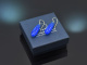 Aus unserer Werkstatt! Edle Blauachat Ohrringe aus Gold 585