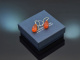 From our studio! Beautiful Carnelian drop earrings in 585 gold