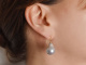 From our workshop! Large fine cultured pearl earrings in 585 gold