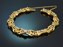 Frankreich um 1910! Wundervolles Jugendstil Armband mit...