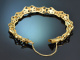 Frankreich um 1910! Wundervolles Jugendstil Armband mit Diamanten aus Gold 750