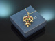 London um 1900! Seltenes Suffragetten Anh&auml;nger Collier mit Peridot und Rubinen aus Gold