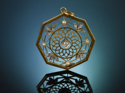 Um 1910! Charmanter Belle Epoque Anh&auml;nger mit...