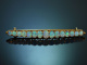 Um 1900! Feine Opal Brosche aus Gold 585
