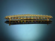 Um 1900! Feine Opal Brosche aus Gold 585