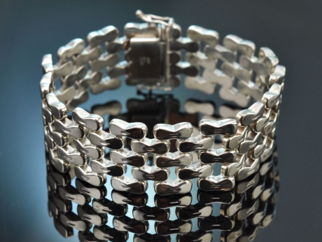 Italien Um 1965! Schickes Milor Vintage Armband aus Silber 925