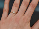 Um 1915! Schlichter Altschliff Diamant Verlobungs Ring 0,25 ct aus Gold 585