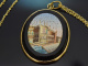Italien um 1880! Antiker Mikromosaik Anh&auml;nger Venedig Motiv mit Kette Gold 333 und vergoldet