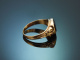 Wien um 1890! Historischer Granat Ring aus Gold 585