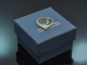 Um 1990! Klassischer Solit&auml;r Verlobungs Ring mit 0,2 ct Brillant aus Gold 750