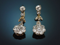Southern Germany circa 1905! Rare Belle Epoque earrings...
