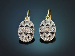 M&uuml;nchen um 1910! Feine Belle Epoque Ohrringe mit...