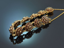 M&uuml;nchen um 1980! Klassiches Granat Armband aus...