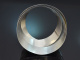 Holland 1986! Design bangle &lsquo;The circular Bracelet&rsquo; by Frans van Nieuwenborg in 925 silver