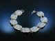 Fifties Vinatage Bracelet! Armband Silber Sonnenblumen Motiv