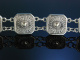 Fifties Vinatage Bracelet! Armband Silber Sonnenblumen Motiv