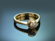 &Ouml;sterreich um 1980! Zeitloser Brillant Ring ca. 0,22 ct aus Gold 585