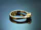 &Ouml;sterreich um 1980! Zeitloser Brillant Ring ca. 0,22 ct aus Gold 585