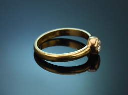 Wien um 1980! Handgearbeiteter Diamant Verlobungs Ring...