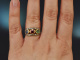 S&uuml;ddeutsch um 1820! Antiker Ring mit Smarad Rubin Saphir und Diamanten aus Gold 750 und Silber