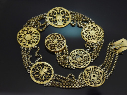 Um 1890! Seltene Kropf Kette aus historischen...