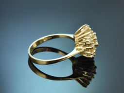 Pforzheim um 1970! Klassischer Brillant Ring aus Gold 585