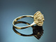 Pforzheim um 1970! Klassischer Brillant Ring aus Gold 585
