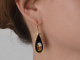 Around 1890! Rare historical micromosaic earrings made of 333 gold and silver