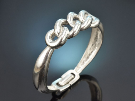 Pforzheim around 1980! Chic Kollmar&amp;Jourdan design bracelet made of 925 silver