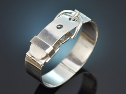 Around 1975! Stylish 925 silver belt bracelet