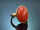 Aus unserer Werkstatt! Ring mit italienischer Vintage Koralle aus Gold 585