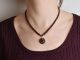 M&uuml;nchen um 1970! Sch&ouml;ne Granat Trachten Collier Kette mit vergoldetem Silber