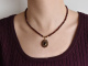 M&uuml;nchen um 1960! Sch&ouml;ne Granat Trachten Collier Kette mit Norm Gold und Silber