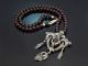 &Ouml;sterreich um 1930! Sch&ouml;nes Granat Trachten Collier mit Markasiten aus Silber
