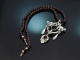 &Ouml;sterreich um 1930! Sch&ouml;nes Granat Trachten Collier mit Markasiten aus Silber