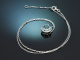 Elegant aquamarine and diamond pendant with a 585 white gold chain