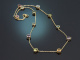 Aus unserer Werkstatt! Edelstein Collier mit Aquamarin Peridot Turmalin aus Gold 585