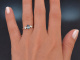 Fine Blue! Sch&ouml;ner Aquamarin Ring mit Diamanten aus Wei&szlig;gold 585