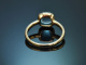 Sky Blue! Sch&ouml;ner Ring mit Blau Topas aus Gold 585