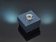 Beautiful aquamarine ring set with diamonds in 750 white gold