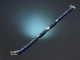 Pretty Blue! Saphir Armband mit Diamanten aus Wei&szlig;gold 750