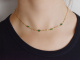 Fine Green! Feines Collier mit Smaragden und Diamanten aus Gold 750