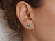 Classy Green! Wandelbare Smaragd Ohrringe mit Diamanten aus Wei&szlig;gold 750