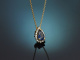 Zartes klassisches Saphir Collier mit Diamanten aus Gold 750