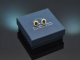 Classy Blue! Feine Saphir Diamant Ohrringe aus Gold 750