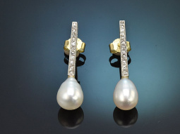Circa 1910! Stunning Old European Cut diamond earrings...